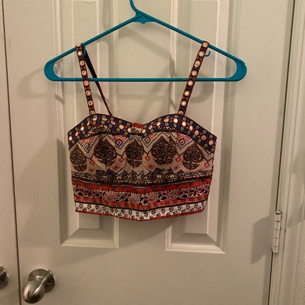 Multicolor crop top